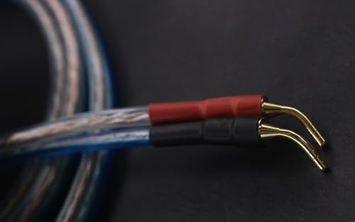 KK ZB-SB 1pair Set(4banana&4pin) HiFi OFC Speaker Wire, Banana Plug to Pin Type Plug, 1.5M(4.92ft)/3M(9.84ft)/5M(16ft)/7M(22.9ft), KK ZB-SB - size: 9.84 ft