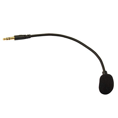 3.5mm Replacement Game Mic Boom for Turtle Beach Ear Force Gaming Headsets, Xbox One, PS4, Switch, Mac, PC