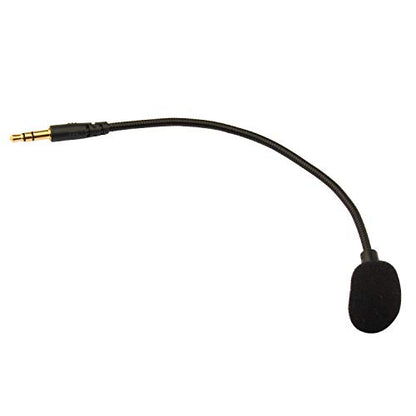 3.5mm Replacement Game Mic Boom for Turtle Beach Ear Force Gaming Headsets, Xbox One, PS4, Switch, Mac, PC