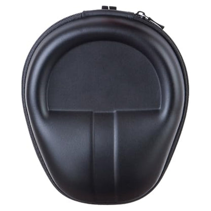 Ipetboom Protective Headset Bag Large Eva Carrying Case with Hard Shell for Over-Ear Headphones Travel Storage Black