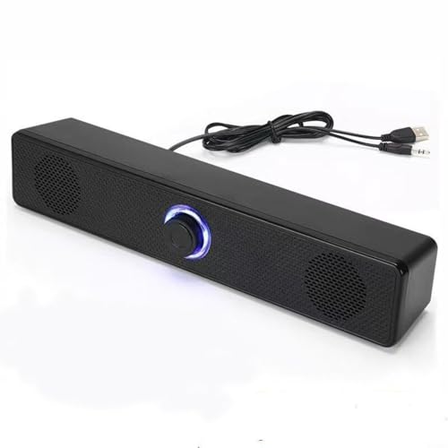 USB Powered Soundbar for TV PC Laptop, Wired and Wireless Home Theater Speaker with Surround Sound, Compact System(Plug-in type) - size: Plug-in type