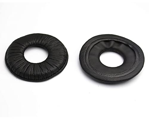 MDR-ZX100 Earpads Replacement Protein Wrinkle PU 70mm Ear Pads Cushions Cover Repair Parts Compatible with Sony MDR-ZX310 ZX330BT MDR-ZX110 ZX330 ZX300 ZX600 V150 V300 Headphones (Black) - color: Black