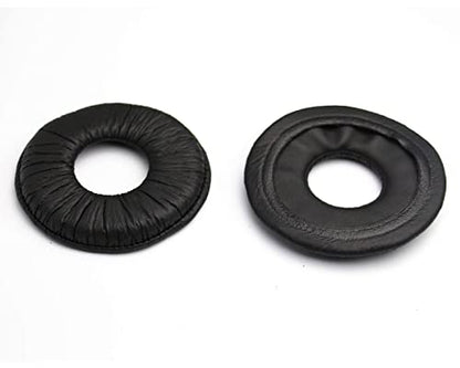 MDR-ZX100 Earpads Replacement Protein Wrinkle PU 70mm Ear Pads Cushions Cover Repair Parts Compatible with Sony MDR-ZX310 ZX330BT MDR-ZX110 ZX330 ZX300 ZX600 V150 V300 Headphones (Black) - color: Black