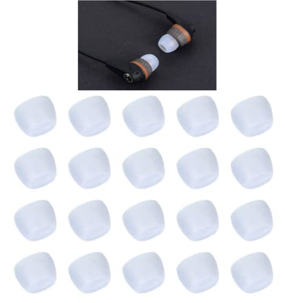 Zotech Clear Ear Tips for in-Ear Headphones, Extra Small Kids Size 10 Pairs Soft Silicone Earbuds Tips Eartips with 3.8mm Connector Hole, Fit Most in-Ear Earbuds(Inner Hole 3.8mm -4.8mm) (Extra Small) - size: Extra Small