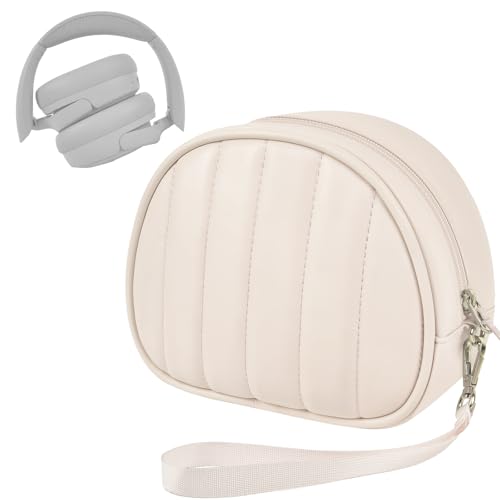 Soft-Touch Headphone Case for Sony, for JBL and for BERIBES-White - color: WHITE
