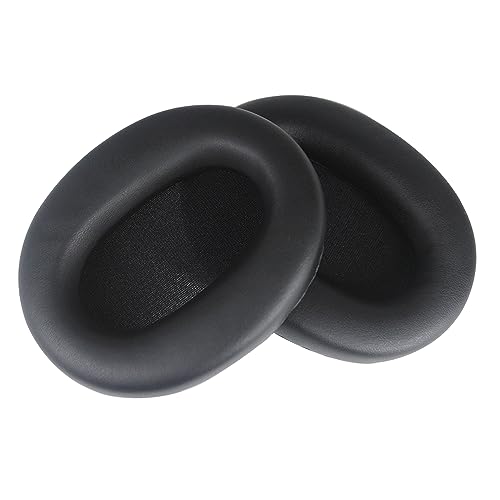 Adhiper Replacement Ear Pads for Sony WH-CH720N, WH-CH710N - Black | Softer Protein Leather & High-Density Memory Foam Earpads for Sony Headphones - color: Black