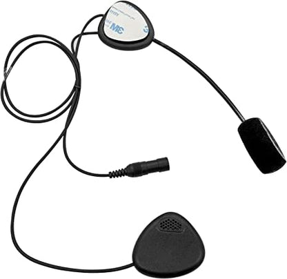 2 Pin Walkie Talkie Helmet Earpiece Kit Open Full Face Motorcycle Helmet Headset with Finger PTT Mic Push to Talk for Baofeng UV-5R UV-82 UV-82hp BF-888s ar-152 Kenwood Two Way Radio (Triangle)