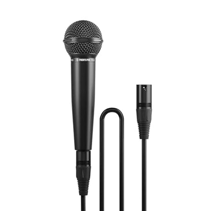 Phenyx Pro Cardioid Dynamic Wired XLR Microphone PM-25 | Wired Microphone with 16.4 ft XLR Cable, Mic Clip, Storage Bag, Handheld Mic for Singing, Stage, Studio, Karaoke, speaking