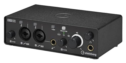 Steinberg IXO22 2x2 USB 2.0 24-Bit/192kHz Audio Interface With Cubase AI, Cubasis LE and Steinberg Plus Software - color: Black, style: IXO22