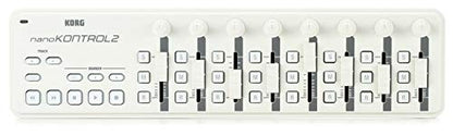 Korg, 1-Key Midi Controller (NANOKON2WH),White - style: Slim-Line USB Controller
