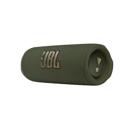 JBL Flip 6 - Portable Waterproof Speaker - Green | Louder, more powerful sound, IP67 waterproof and dustproof, 12 Hours of Playtime, Bold design - color: Green