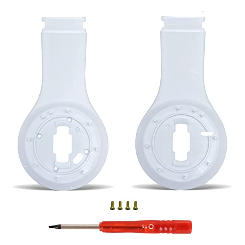 Studio 3 Inside Panel as Same as the OEM Studio3 Inner Earphone Shell Replacement Parts Durable Accessories Repair Kit Compatible with Beats by Dr. Dre Studio 3 (A1914 Headphones (White) - color: White
