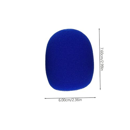 LIOOBO Thick Foam Microphone Protective Cover Anti-Slip Windshield Shield for Wireless Mics 1-Pack for Vocal Recording and Streaming