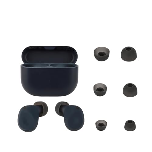 6 Pairs Replacement Earbud Tips for JABRA Elite 8 Active Earbud Covers Silicone Earcups Elite 8 Active Ear Caps Earbuds Headset Accessories Anti-Slip Anti-Scratch Dust-Proof Soft Silicone