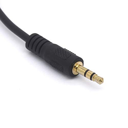 4 Way Port 3.5mm Headphone Splitter Cable (30cm) | 3.5 TRS Stereo Jack Earphone Audio Stereo Lead Cord for Mobile Phone Tablet Speaker Mic Headset Smartphone