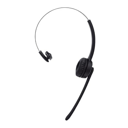 Jiawu Trucker Bluetooth Headset, Noise Cancelling Mic Bluetooth 5.0 Wireless Headset Over Ear Comfort with USB Cable for Truck Driver Video Conference Customer Service