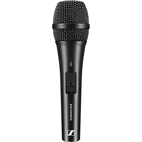 Sennheiser XS 1 Handheld Cardioid Dynamic Vocal Microphone (2-Pack) Bundle with 2x Pop Filter and 2x 20" XLR-XLR Cable