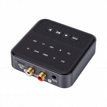 ciciglow Bluetooth 5.4 Adapter, Bluetooth Transmitter Receiver for Mobile Phones, Tablets, Computers, TVs, Power Amplifiers, Speakers, with Lossless Sound, Low Latency