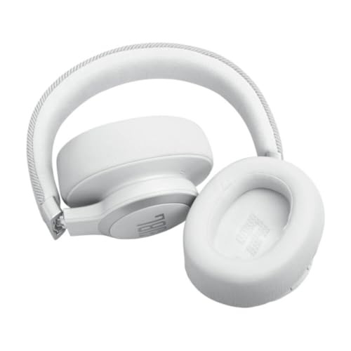 JBL LIVE770NCWHT Live 770NC Wireless Over-Ear Adaptive Noise Canceling Headphones - White - color: White