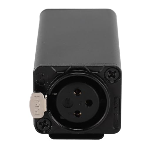 Headphone Monitor Amplifier, Professional XLR Locking Socket Precise Volume Control for Drummers Keyboardists Aluminum Alloy