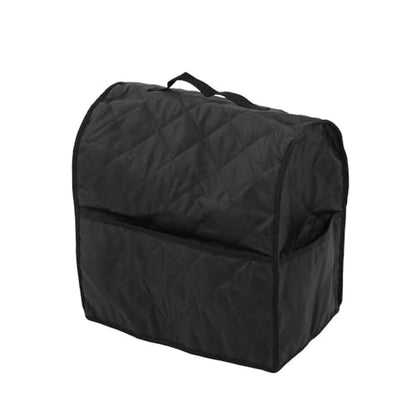 ‌Stand Mixer Cover with Storage Pockets and and Handle Dust Proof Protective Bag for 4.5QT Mixers and Small Kitchen Appliances(Black) - color: Black