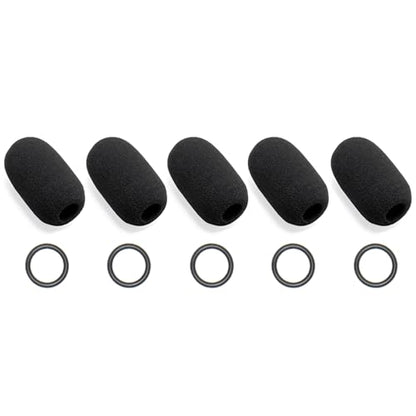5-Pack Mic Cover Compatible with Bose A30 A20 A10, ProFlight Series 2, Aviation Headsets Microphone Mic Foam Muff Covers Windscreen Pop Filter