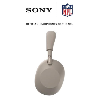 Sony WH-1000XM6 The Best Noise Cancelling Wireless Headphones, Sandstone | HD NC Processor QN3, 12 Microphones, Adaptive NC Optimizer, Mastered by Engineers, Studio-Quality, Up to 30 Hrs of Battery - color: Sandstone