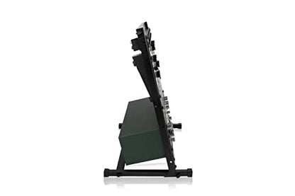Gator Frameworks Angled Metal Desktop Rack Stand with Non-Slip Rubber Feet, 12U Rack Space (GFW-DESKTOPRK-12U) - size: 12 Rack Space