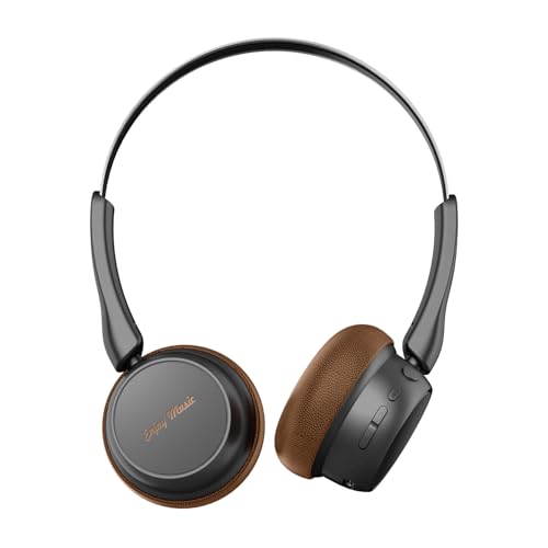 Over Ear Headphones Bluetooth, Active Noise Cancelling, On Ear Headphones, Light Weight Earphones, Comfort Headsets, for Travel Home Office PC