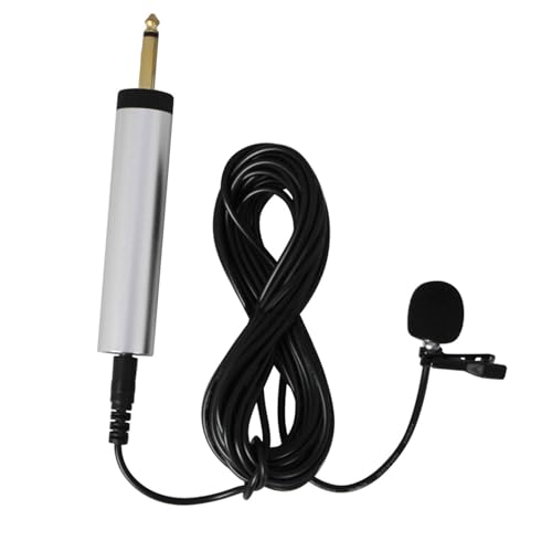 Lavalier Lapel Microphone Portable Wire Musical Instrument Mic Pickup Microphone for Trumpet Violin Banjo Portable Wire Musical Mic