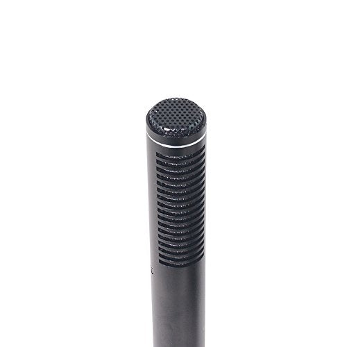 Ruittos Condenser Interview Microphone Photography Shotgun Mic for Video Camcorders DSLR DV Camcorder 11 inches/27cm Camera Microphone with Metal Holder, Anti-Wind Foam Cap XLR Cable