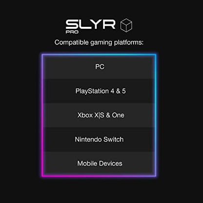 Skullcandy SLYR Pro Multi-Platform Wired Gaming Headset, Removable Mic, Lightweight Design, Ultra-Soft Memory Foam Ear Cushions, Mute and Volume Controls, PC, Xbox, PlayStation - Black Digi-Hype - color: Black Digi-Hype, style: SLYR Pro