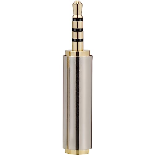 2.5mm Male to 3.5mm Female Stereo Audio Headphone Jack Adapter Converter, Gold Plated (5 Pack) - style: (5 Pack) 2.5mm Male to 3.5mm Female