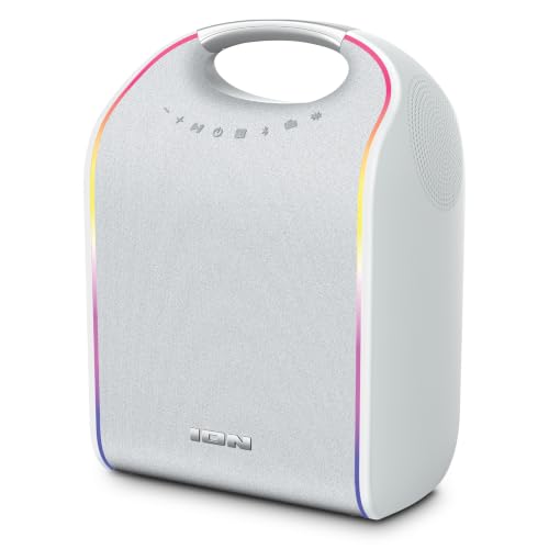 ION Glow Tone Outdoor Portable Bluetooth Speaker with Dynamic LED Lights - style: Glow Tone