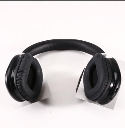 BT1638 Over-Ear Wireless Headphones, Premium Padded Headband, Champagne USB-C Charging, Bluetooth Headphones， Long Endurance Flight of up to 40 Hours，Fashionable and Colorful (Black) - color: Black