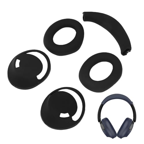 Vikye Headphone Ear Pads Covers, Ear Pads Cushions and Headband, Protector with Zipper Closure Compatible with HC905 SE Headphones