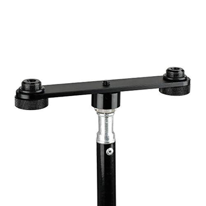 CAMVATE Double Microphone Mounts Bracket T-bar - 1958 (Pack of 2) - size: 3 cm (W) x 15 cm (L) x 2 cm (H) (Pack of 2)