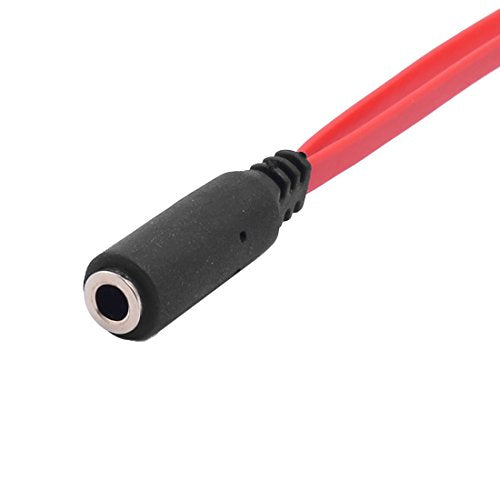uxcell Stereo 3.5mm Female Mini Jack to 2 Male RCA Adapter Audio Y Cable Gold Tone