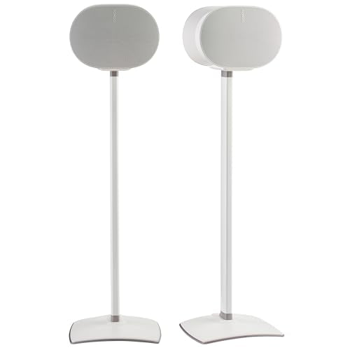 Sanus Wireless Speaker Stands for Sonos ERA 300™ (White) - Pair, Perfect Stand Setup for Easy and Secure Mounting of New Sonos Era 300™ Speakers - OSSE32-W2 - color: White Pair