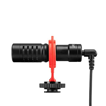 Joby JB01643-BWW Wavo Mobile Compact On-Camera Microphone with Rycote Shock Mount, Deadcat Windscreen for Smartphone, iPhone Microphone, Smartphone Mic, Professional Mic, Vlogging - style: Wavo Mobile