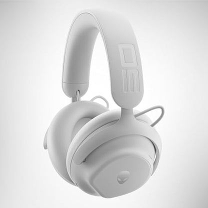 Alienware Pro Wireless Gaming Headset, ANC | 2.4GHz Connection, 50mm Drivers, Hi-Res Audio, Lunar Light, Gaming Ready - color: Lunar Light