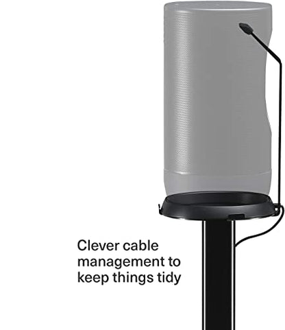 Flexson Floor Stand for Sonos Move (Black) - style: Floor Stand