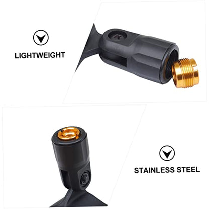 Abaodam Sets Clipmicrophone Mount Adapter Converter Screw for Mic Stand Simple Design Sturdy Material Fit Threads Quick Installation Pcs