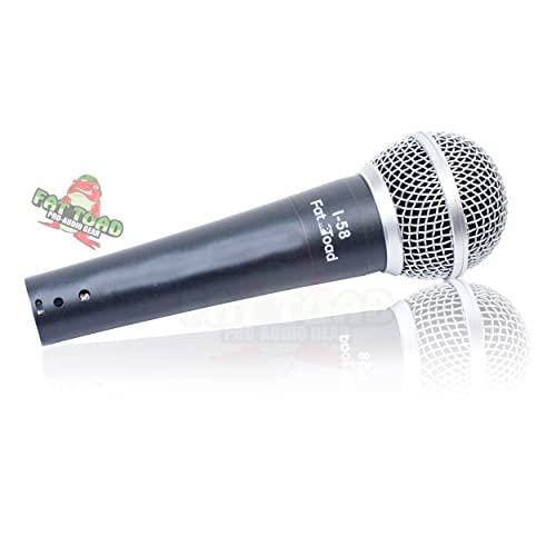 Fat Toad Vocal Microphones (Live ResponsePRO Edition) 3-Pack – Cardioid Dynamic Handheld Mics with Clips & 20ft XLR Cables for Studio, DJ & Karaoke Use
