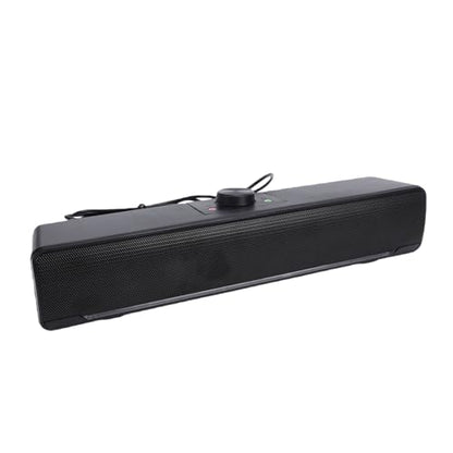 GOWENIC Computer Speakers, 12.6 Inch Bluetooth Soundbar with Rotary Volume Control and Dynamic RGB Lighting, USB Connection for PC Laptop