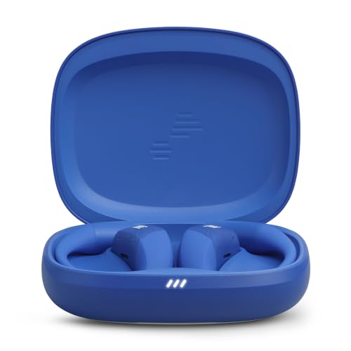 JBL Endurance Zone Open Ear Earbuds, Waterproof, Secure Fit - Blue | IP68 Waterproof Design, up to 32-Hour Playtime With Quick Charge, Secure Earhooks For Running And Outdoor Fitness - color: Blue