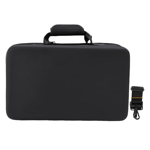 Dpofirs Protective Travel Bag for SLIM Console | Hard Shell Shockproof Storage Case, Controller Holder, WaterResistant, Large Capacity, Gray (Black) - color: Black
