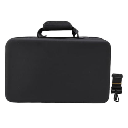 Dpofirs Protective Travel Bag for SLIM Console | Hard Shell Shockproof Storage Case, Controller Holder, WaterResistant, Large Capacity, Gray (Black) - color: Black