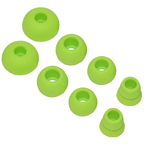 8pcs Alitutumao Replacement Earbuds Silicone Eartips Ear Buds Compatible with Powerbeats 2 Powerbeats2 Powerbeats 3 Wireless Beats by dr dre Headphones (Green) - color: Green
