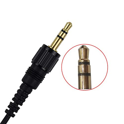 3.9 Feet Lavalier Microphone Omnidirectional Lapel Microphone Compatible with Sony UWP V1 D11 D21, 3.5mm Condenser Recording Mic Lavalier Mic for Wireless Audio Bodypack Transmitter